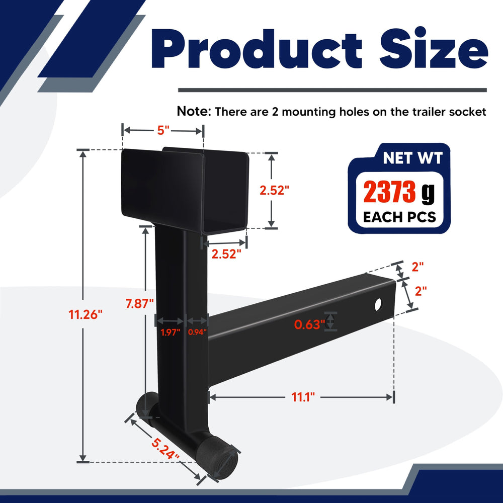 VONLX Trash Can Hauler black powder coat resists rust.
