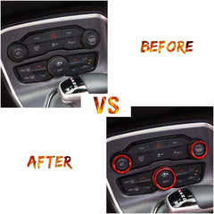 Voodonala Dodge Charger cabin accents red create a unique look
