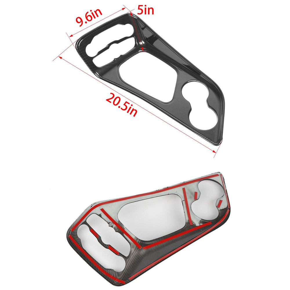Voodonala gear selector cover carbon fiber adds premium feel and durable finish.
