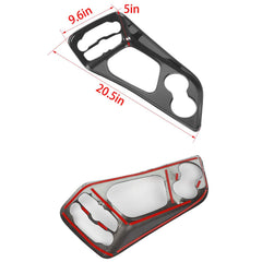 Voodonala gear selector cover carbon fiber adds premium feel and durable finish.