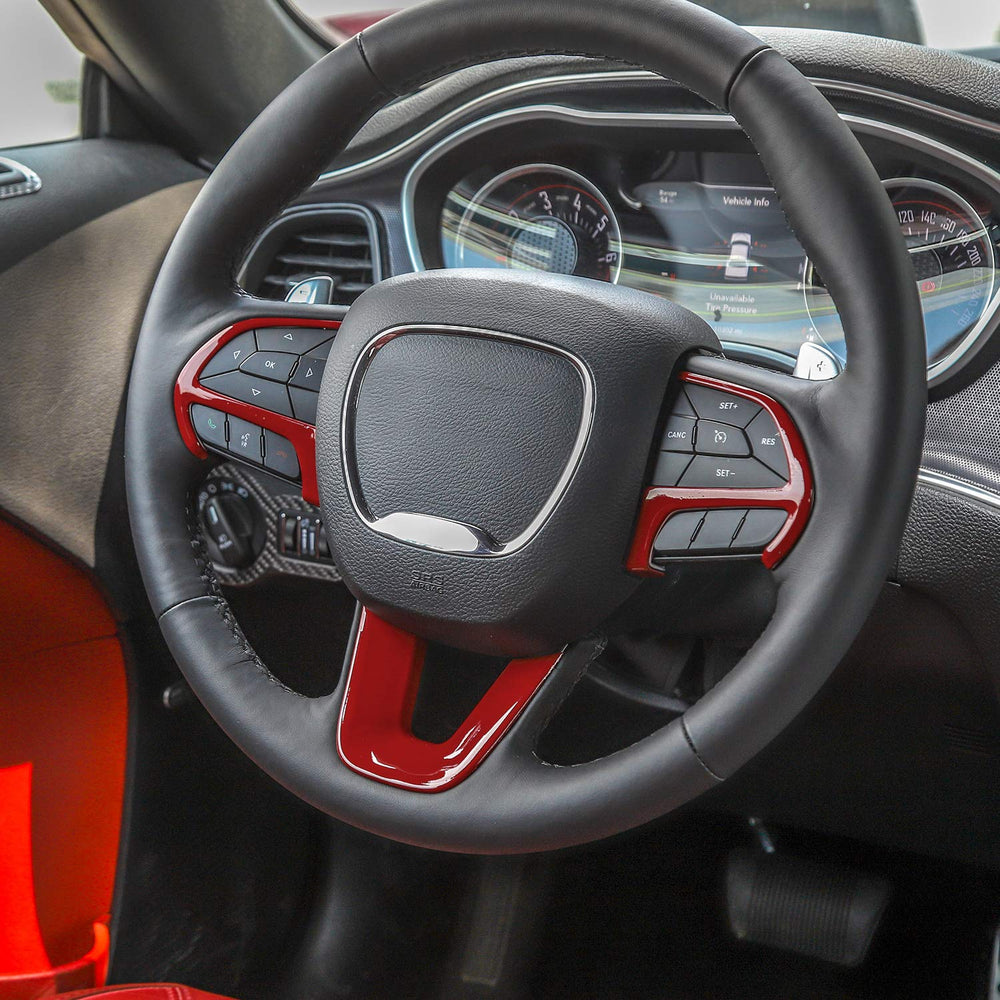 Voodonala Jeep Grand Cherokee SRT8 red wheel trim upgrade