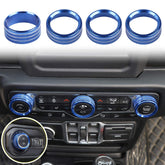 Voodonala knob-cover blue-aluminum protects the AC knob from scratches.
