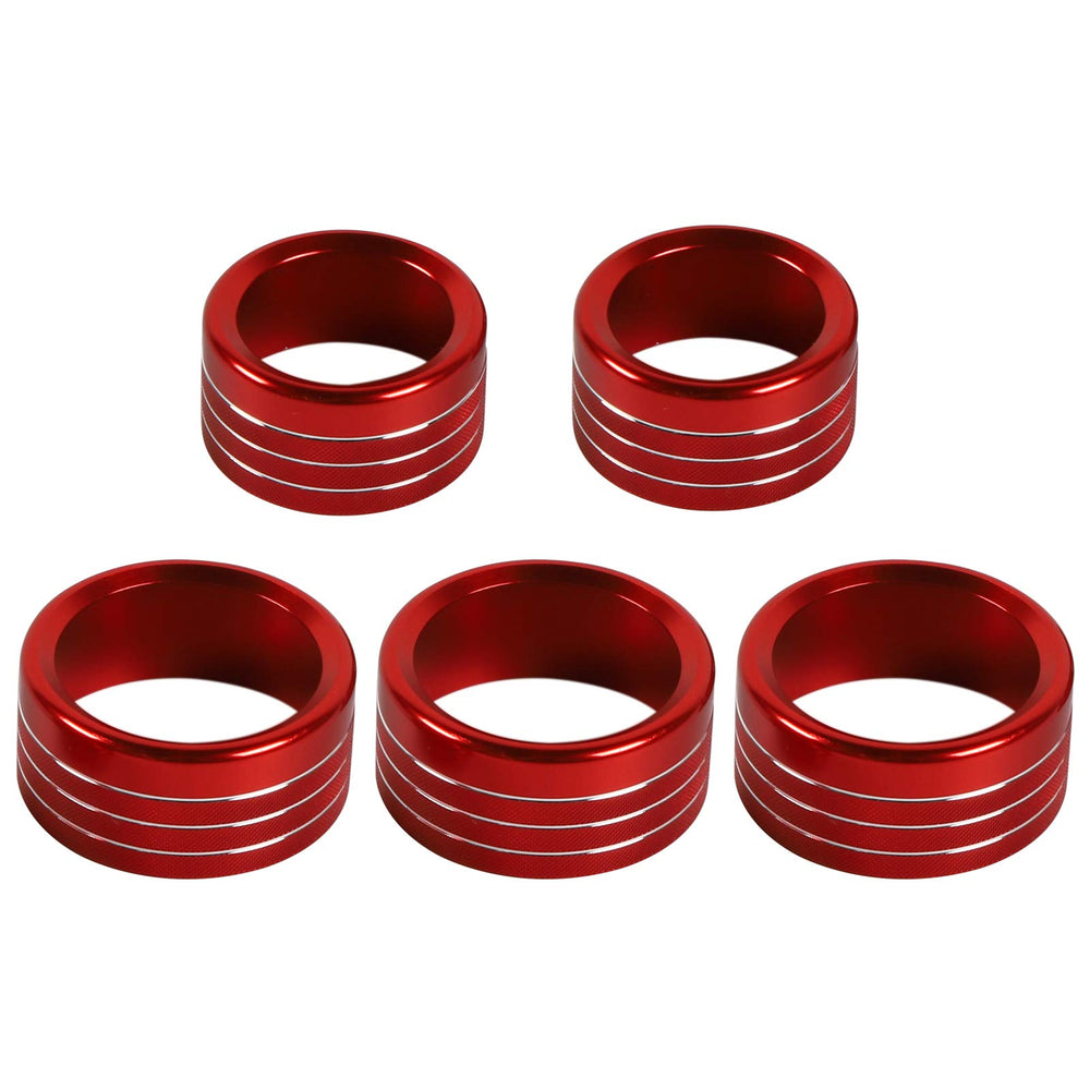 Voodonala slip-over red knob cover for quick installation
