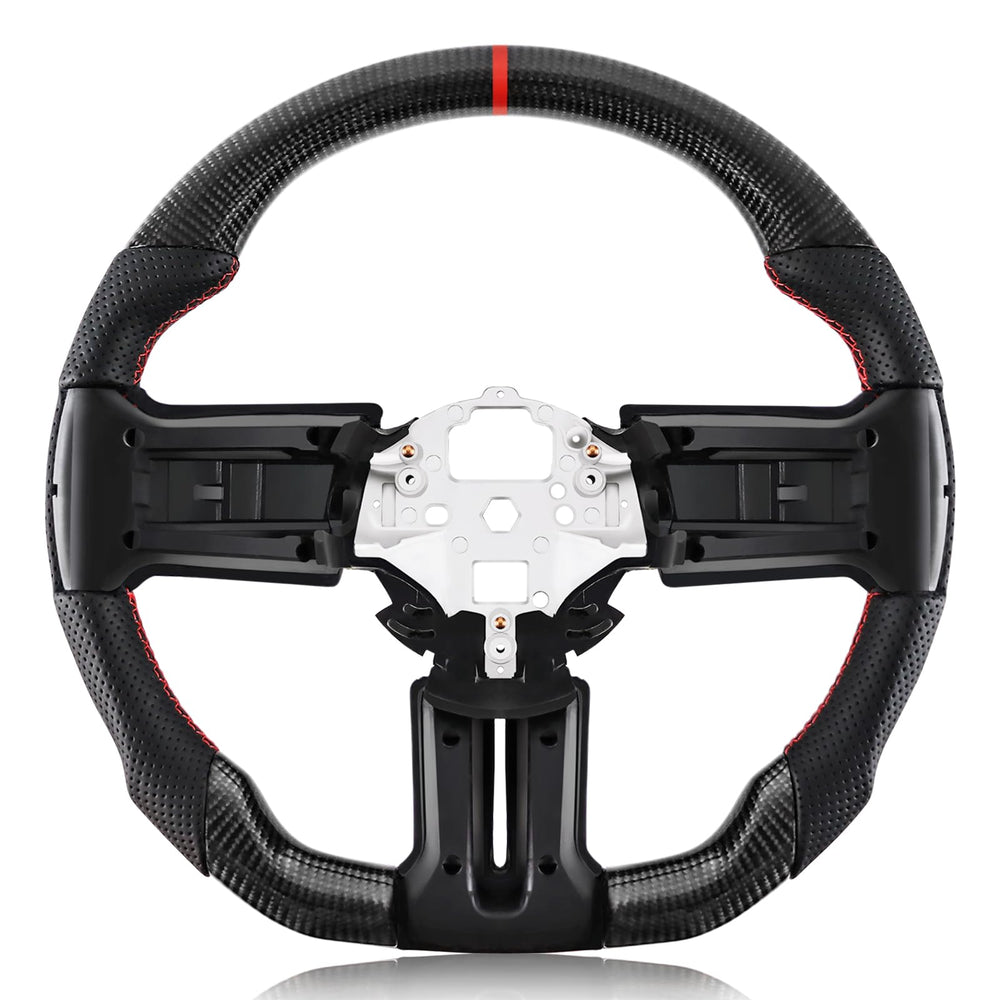 VOONKE real carbon fiber steering wheel for Mustang, premium look and control