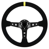 VOONKE suede steering wheel deep-dish highlights enhanced grip for confident racing control