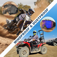Voosyn-XS off-road goggles with adjustable headband for helmets