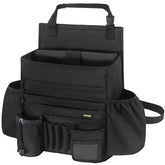VOPQL car seat organizer front view with multiple pockets for quick access