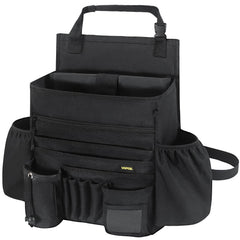 VOPQL car seat organizer front view with multiple pockets for quick access