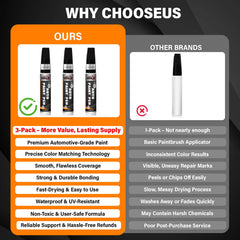 Voraliq Pearl Black dual-tip pen ready for small nicks and broad scratches