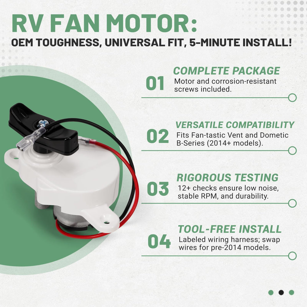 VORGENS motor tested with 12+ checks for noise and lift