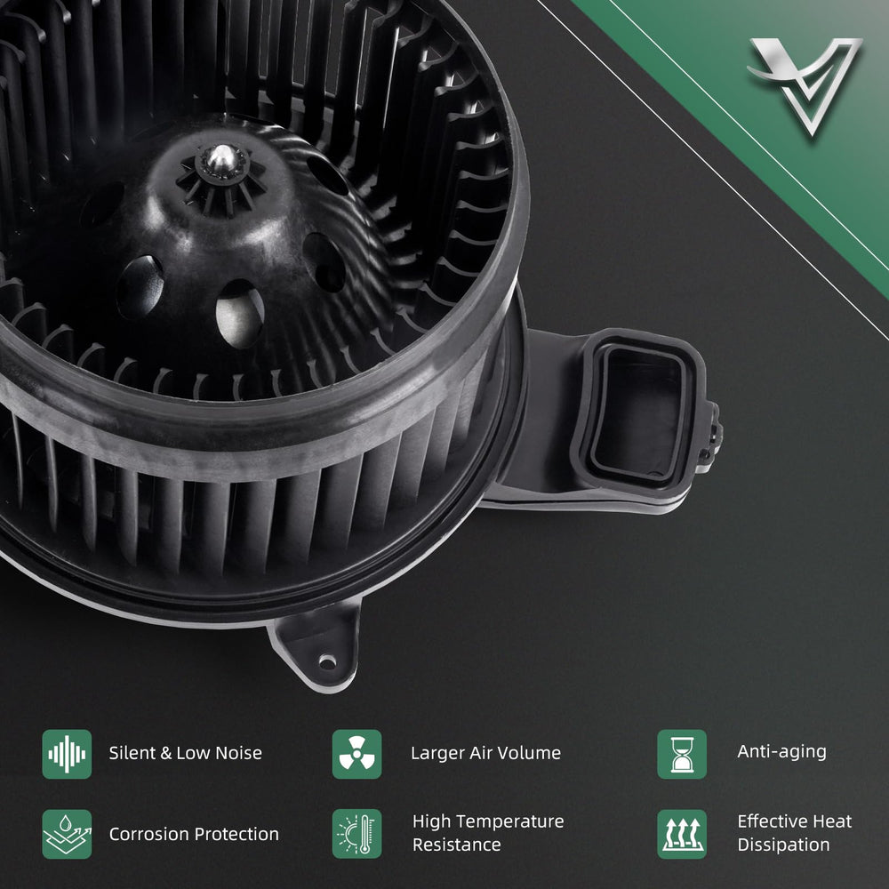 VORGENS AC blower motor installation closeup shows precise OE fit.