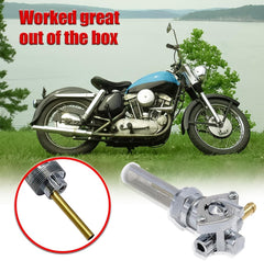VORIPO chrome petcock made to resist corrosion on Harley bikes