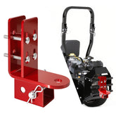 Vornalex lawn mower hitch with a 2-inch receiver for versatile towing options.