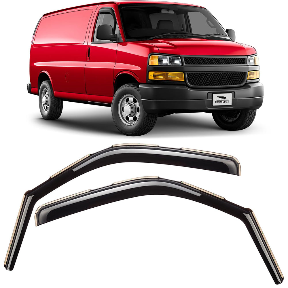 Voron Glass in-channel rain guard on driver side reduces wind noise and rain exposure.