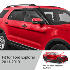 Voron Glass vent visors for Explorer improve airflow and minimize wind noise.