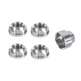 Vosantu M8 anti-theft nut front view for secure bike mounting.