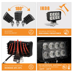 Vosiglia mounted on a truck shows versatile off-road lighting.