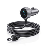 Vostolobo Starlink Mini Cable with digital display showing real-time vehicle voltage for on-the-go checks.