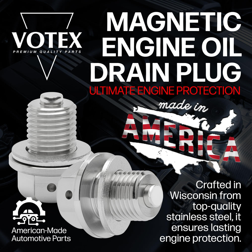 Closeup of Votex magnet and plug showing heavy-duty components