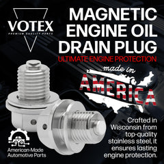 Closeup of Votex magnet and plug showing heavy-duty components