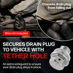 Votex debris collection on magnet during oil changes