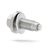Votex DP060 magnetic engine oil drain plug front view with durable stainless steel build.