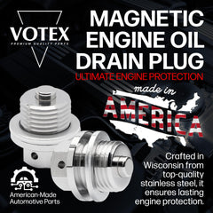 Votex DP009 installed on Subaru with visible magnet for debris capture
