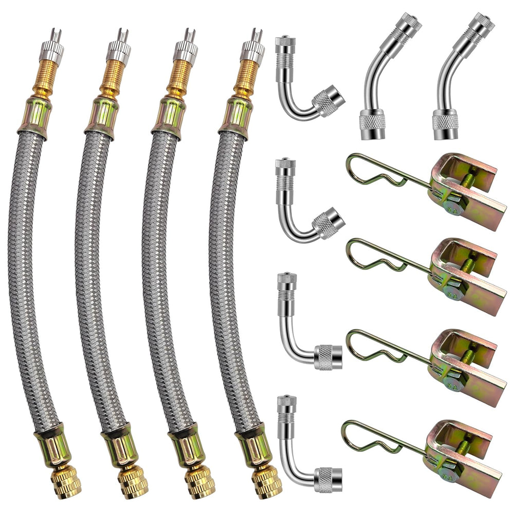 VOTNMIC 7-inch stainless steel valve extension for trucks and RVs.