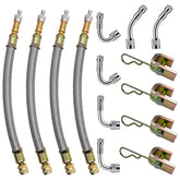 VOTNMIC 7-inch stainless steel valve extension for trucks and RVs.