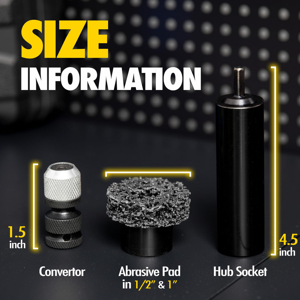 Vouyar impact wrench adapter half inch enables quick, secure installations