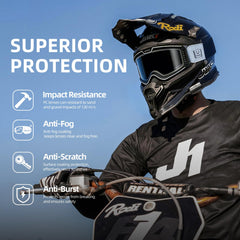 VOZAPOW goggles side ventilation highlighting airflow and reduced fog potential
