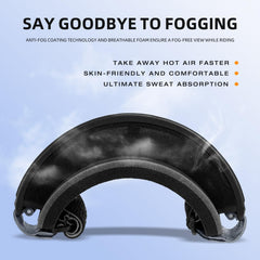 VOZAPOW TPU frame demonstrating flexible, helmet-friendly fit