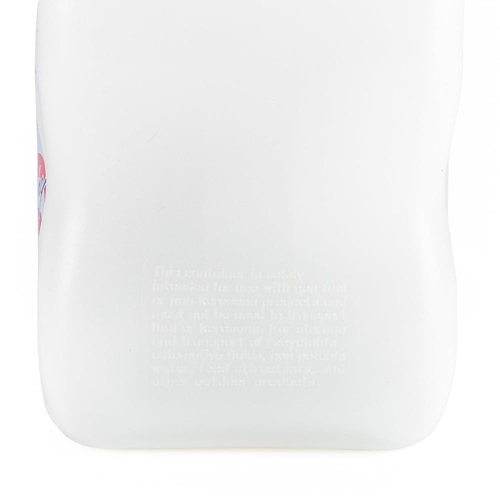 VP Racing 35221-CA jug suitable for water, feed, and outdoor liquids.