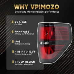 VPIMOZO F-150 tail light durability test example