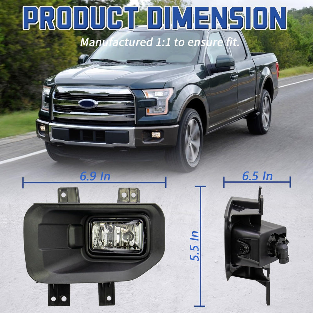 VPIMOZO fog lights meet OEM standards for Ford F-150.