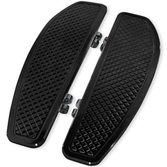VPZMT side view of floorboard displaying stretched design for broader support