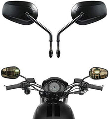 VPZMT 8mm teardrop rearview mirror for Harley universal fit