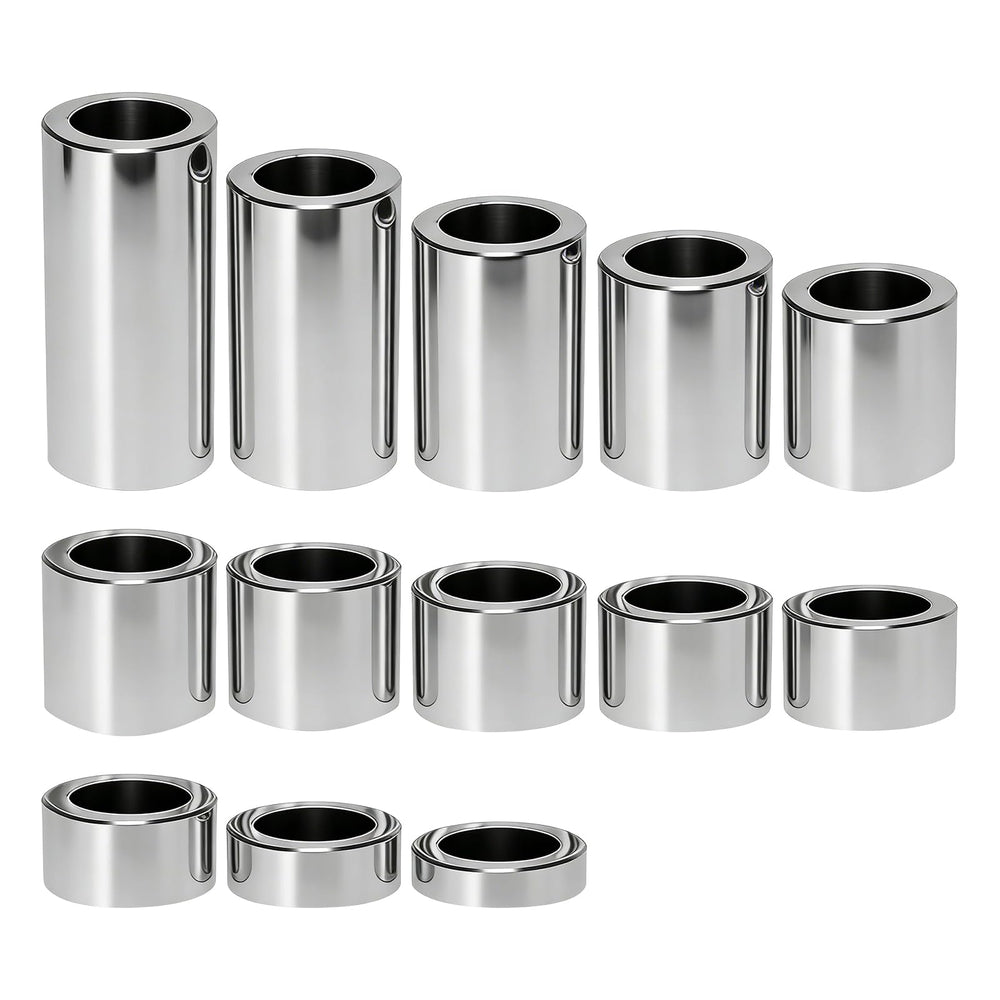 VPZMT CNC 6061 aluminum chrome finish spacers offer durable performance.