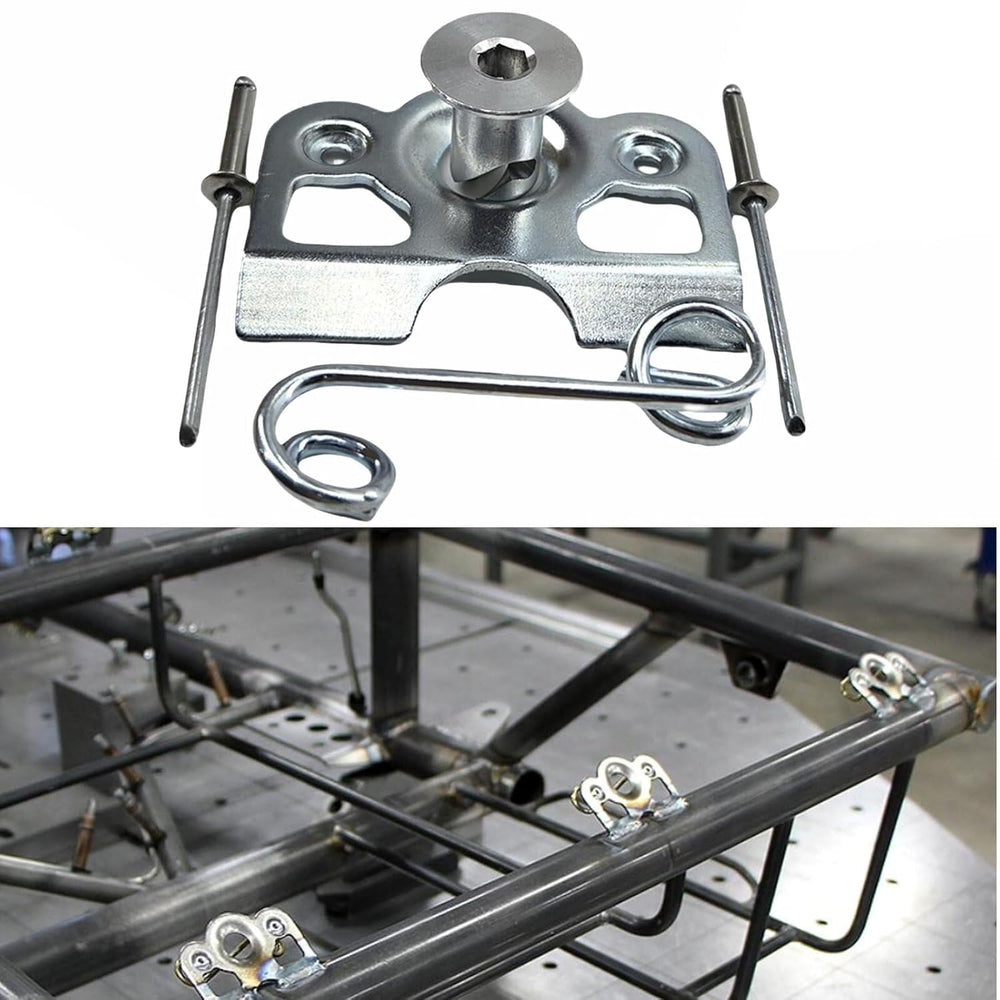 VPZMT dimpled tab plates provide precise weld-ready alignment during installation