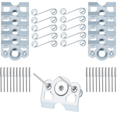 VPZMT kit contents including tabs, springs, and rivets for versatile use