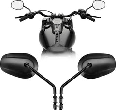 VPZMT pair of rearview mirrors ready to install on Harley