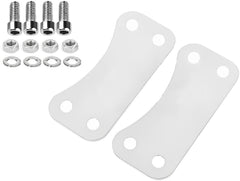 Stainless steel VPZMT fender riser kit highlighting robust construction