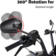 VPZMT universal 8mm Harley mirror fits many 1982-2025 models