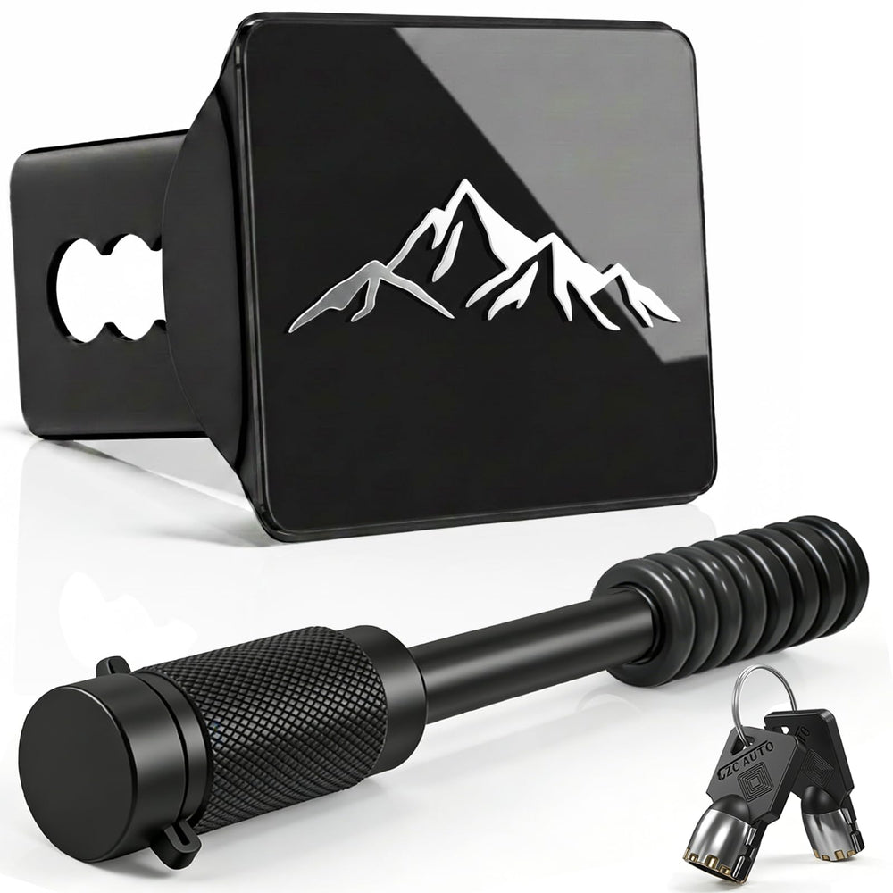 VRXSOND Mountain Range Hitch Cover for 2-Inch receivers adds rugged style and protection.