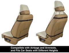 Anti-slip backing keeps the VSHIELD seat cover in place during driving.