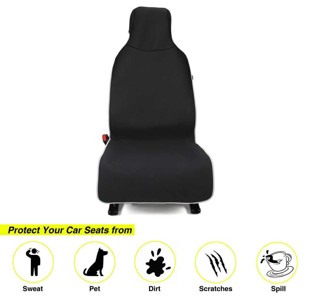 VSHIELD neoprene seat cover rear bench guards against dirt and pet hair