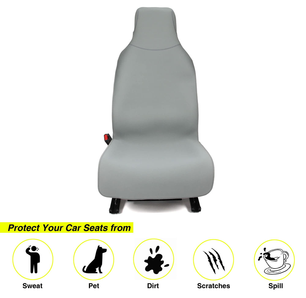 VSHIELD waterproof neoprene seat cover for rear bench seats keeps interior clean.