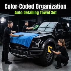 VSSOC color-coded towel rack for detail work organization