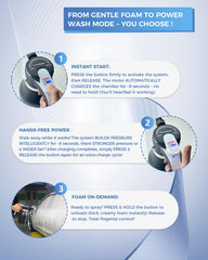 VSSOC multi surface wash demonstrates use on vehicles and outdoor surfaces.