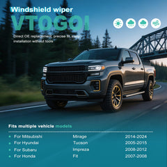 VTOGOI natural rubber wiper with coating delivers smooth, chatter-free performance